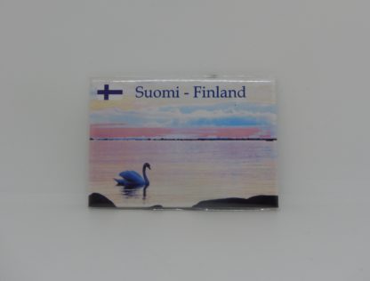 Jääkaappimagneetti joutsen Suomi Finland