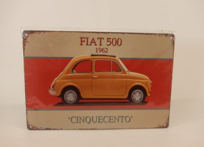 Peltitaulu Fiat 20x30cm