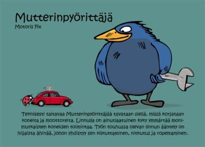 Mutterinpyörittäjä postikortti